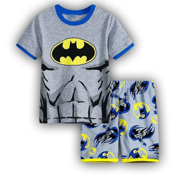 Hot Selling summer Baby Boys Toddler 2PCS Set Super Mario Sleepwear Nightwear Pajamas Set 2-7Y