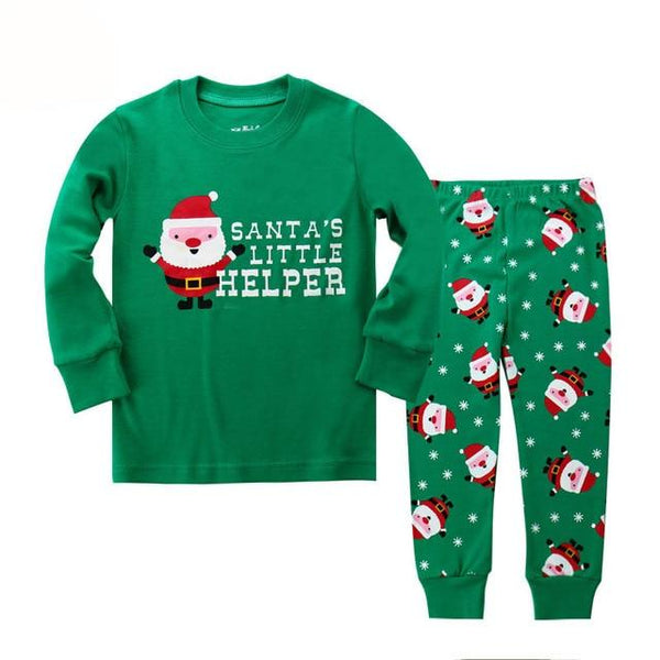 Floret LULU Kid's Pajamas sets boys Spiderman Cotton Car Styling baby Kids Pijama Infantil Pyjama girl Home Clothes christmas