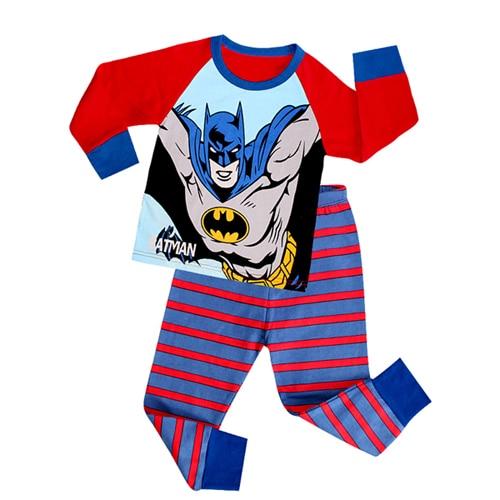 Floret LULU Kid's Pajamas sets boys Spiderman Cotton Car Styling baby Kids Pijama Infantil Pyjama girl Home Clothes christmas