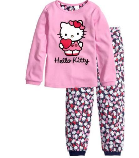 Children Casual Pajamas Clothing Set Boys & Girls Cartoon Sleepwear Suit Sets Kids Long-sleeved+Pant 2-Piece Cotton Pajamas Sets