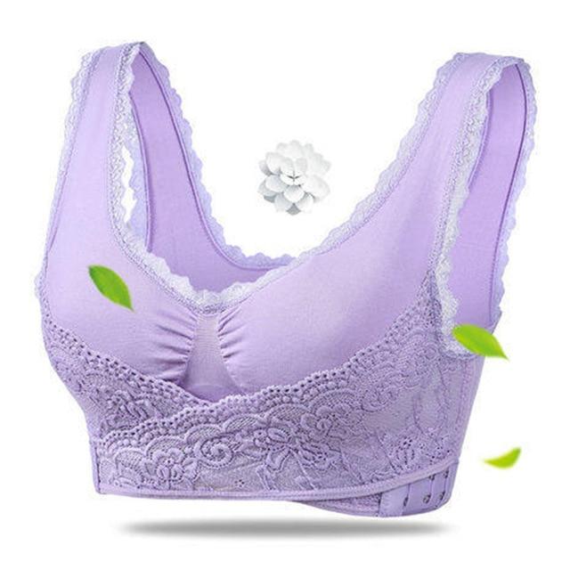 Gather Brassiere Sleeping Cross Anti-sagging Seamless Casual Sexy Underwear Side Buckles Women Bra