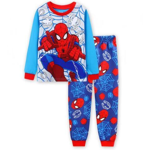 2019 Children Cartoon Pajamas Clothing Sets Girls Casual long-sleeved Blouse+pant two-piece Suit Set Boys Kids Sleepwear Sets