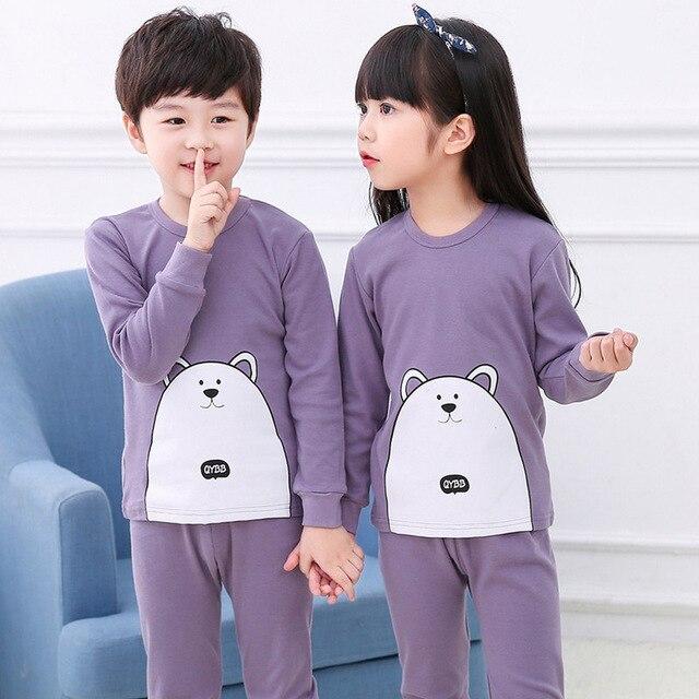 Kids Clothes Big Boys Girls Pajamas Sets Unicornio Pyjamas Kids Sleepwear Cotton Nightwear Homewear Cartoon Toddler Baby Clothes