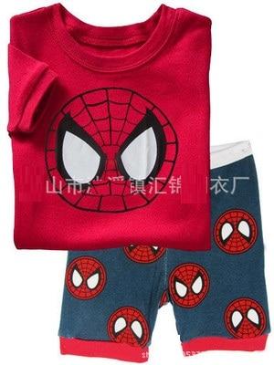 2019 Hot Summer Kids Pajamas Baby Boys Clothing Cartoon Costume Short Sleeve Pijamas children Sleepwear Pajamas Sets