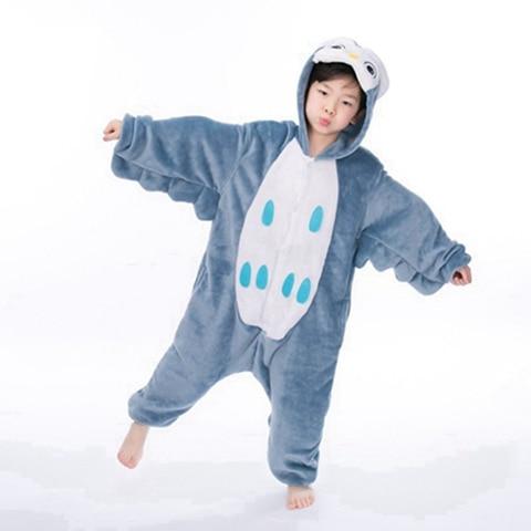 Kids Animal Pajama Unisex Boy Girl Cartoon Pyjama Minions Pikachu Unicorn Stitch Pijama Onesie Hoodie Sleepwear