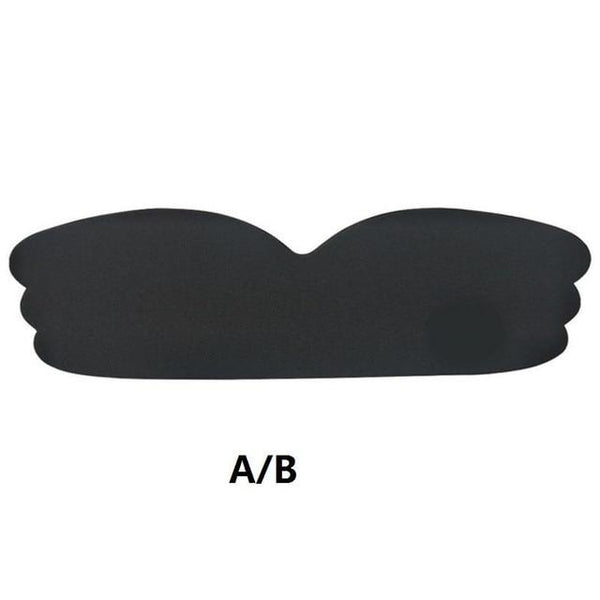 New Women Silicone Push Up women's underwear Invisible Bra Self Adhesive Strapless Bandage Blackless Solid Bra