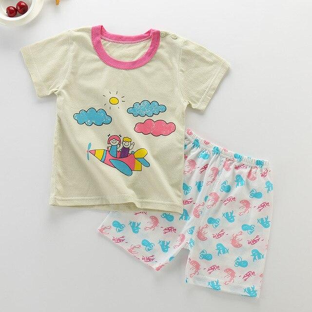 pyjamas kids cotton toddler cartoon children pajamas sets for baby girls boys pijama spiderman stitch pyjama enfant garcon modis