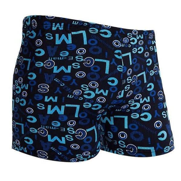 Men's Polyester Swimwear Shorts Natatorium Hot Spring Swimming Trunk Offshore Beach Swimming Pool Home Leisure Pants Swim Shorts