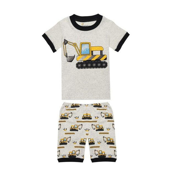 Girls Rocket Pajamas Baby Motorcycle Clothing Sets Kids Airplane Pyjamas Boys Christmas Pijamas Girls Dinosaur Sleepwear