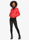 RIVERDALE CHERYL SOUTHSIDE SERPENTS FAUX LEATHER RED GIRLS JACKET HOT TOPIC EXCLUSIVE