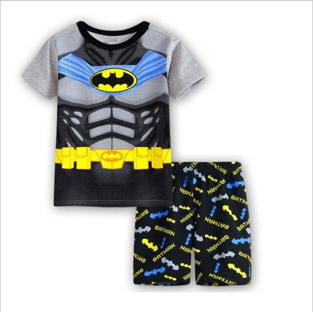 Hot Selling summer Baby Boys Toddler 2PCS Set Super Mario Sleepwear Nightwear Pajamas Set 2-7Y