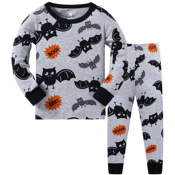 2019 New Cartoon Design Round Neck Boys Cotton Pajamas Set For Child kids long sleeve pyjamas Boys Pyjamas 3~8 Year