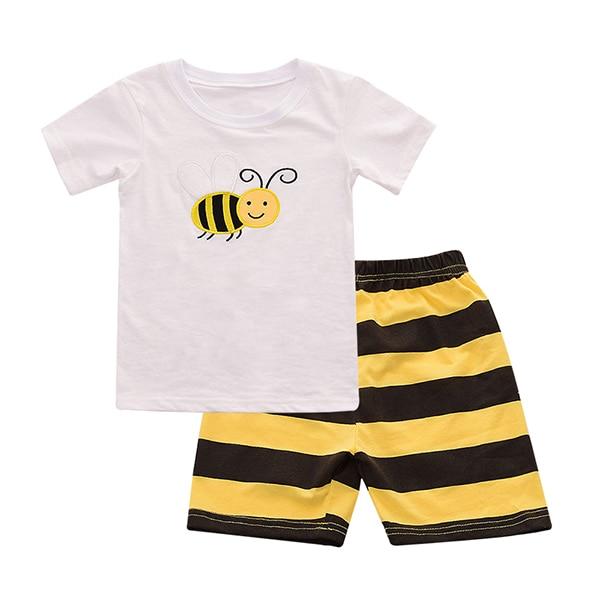 Yilaku pijama infantil boys cartoon Pajama Sets kids pyjamas boys  pyjamas enfant T-shirts+Shorts boy child clothing sets CF209