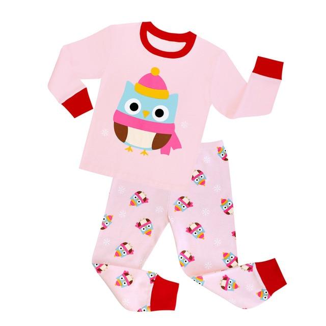 2018 new kids pajamas children sleepwear rocket pijamas for 1-8 years girls boys stripe nightwear cars airplane pjs baby pyjamas