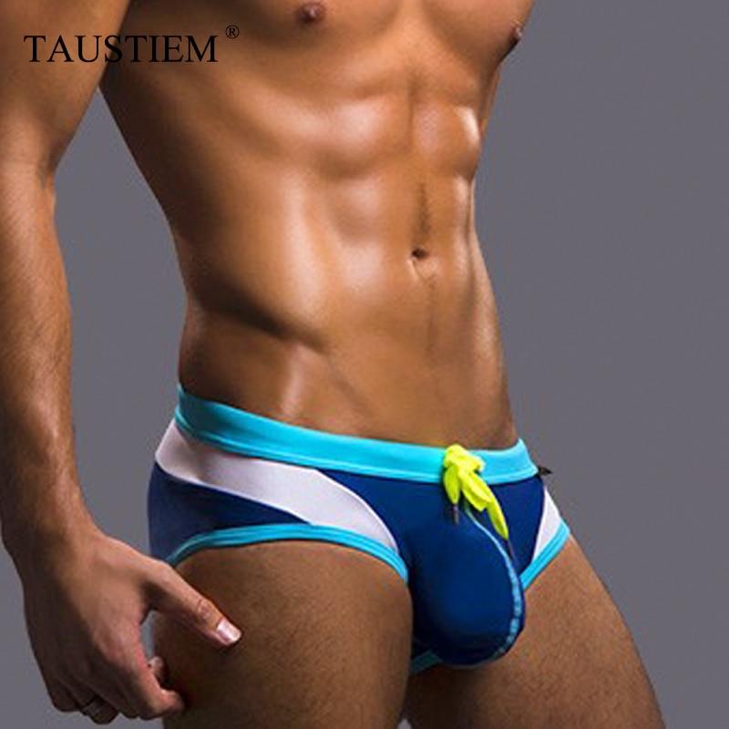 New Summer Sexy Mens Swimwear Brand Man Swimsuits Quick Drying Briefs Swimming Trunks Men Swim Bikini Gay Surf Board Shorts