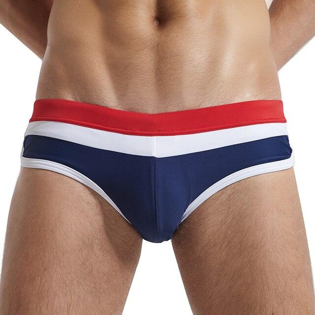 9 Styles Sexy Swimwear Men Briefs Camouflage Print Swimsuit Men Swimwear Beach Shorts Mens Swim Briefs Swimming Trunks