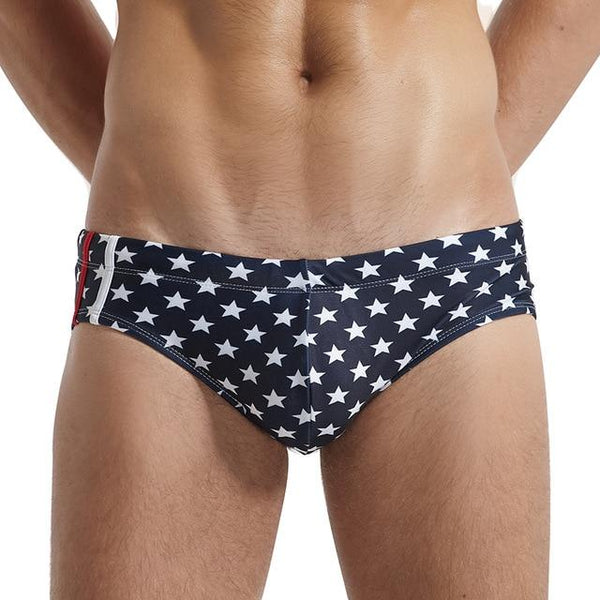 9 Styles Sexy Swimwear Men Briefs Camouflage Print Swimsuit Men Swimwear Beach Shorts Mens Swim Briefs Swimming Trunks