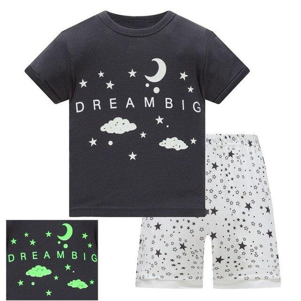 Baby kids Pajamas Set summer children Short Sleeve cotton sleepwear Girl Cartoon pyjamas girls cute home clothing girl nightwear
