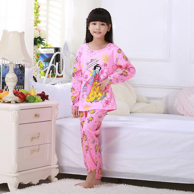 Pajamas set for children spring kid's home clothes boys cute cartoon long sleeved sleepwear 2018 new style girls clothing set