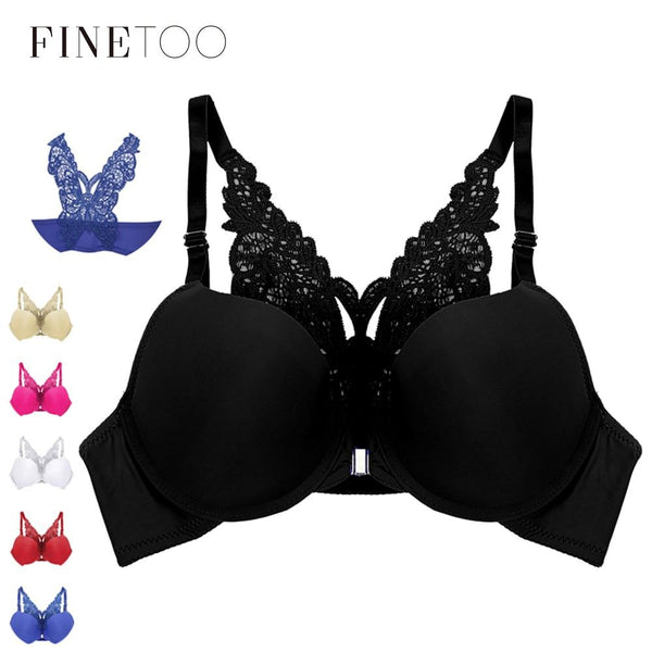 Fashion Sexy Bra Super Push Up Bra Front Closure  Bras For Women Butterfly Racerback Brassiere Small Breast Push Up Biustono Hot