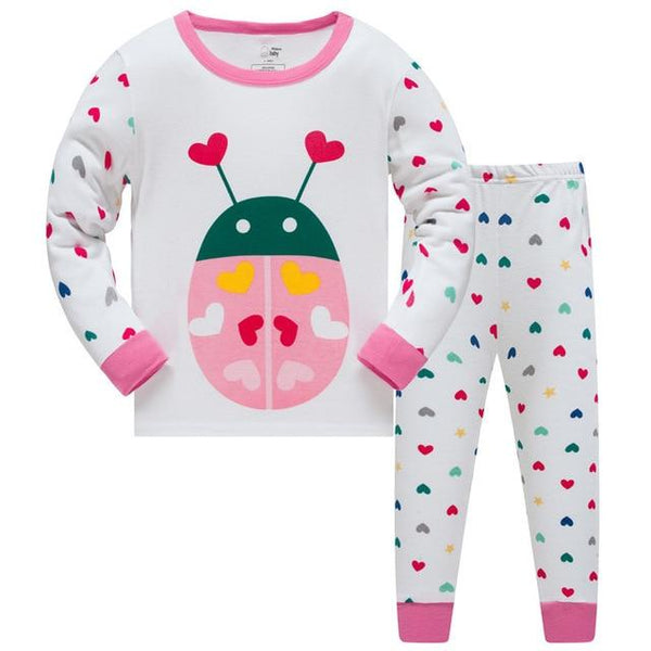 NEW 2019 girlys nightwear girls family christmas pajamas cartoon kids pajama sets,children sleepwear toddler baby pyjamas 3T-8T