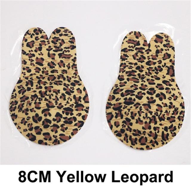 Lingerie Silicone Nipple Cover Stickers Rabbit Bra Push Up Bra Women Self Adhesive  Invisible Bra Strapless Blackless Bralette