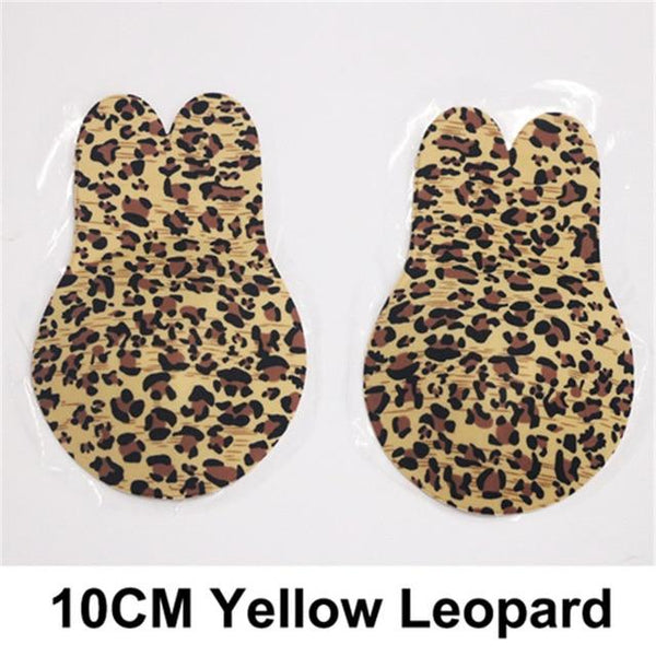 Lingerie Silicone Nipple Cover Stickers Rabbit Bra Push Up Bra Women Self Adhesive  Invisible Bra Strapless Blackless Bralette