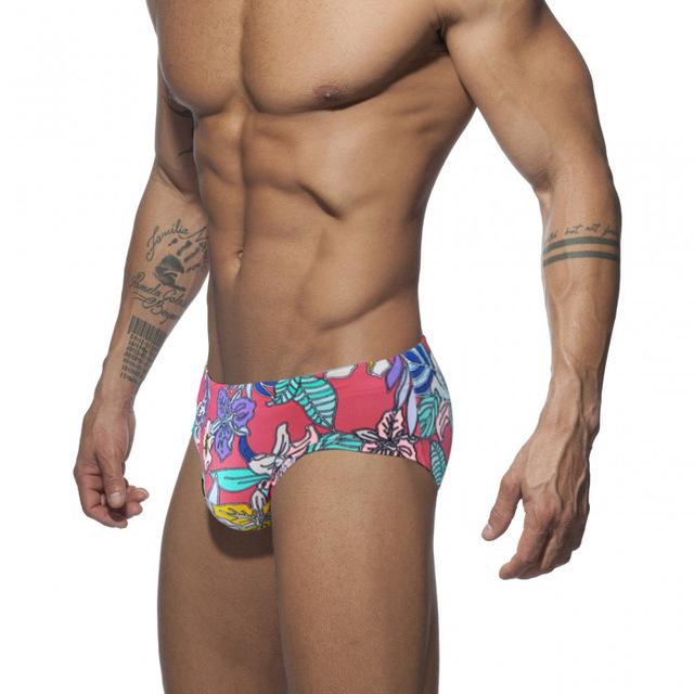Swimming Trunks Swimwear Men Swimsuits Low-waisted Swim Briefs Sexy Quick Dry Surfing Shorts Cups Beach Shorts Sunga Masculina