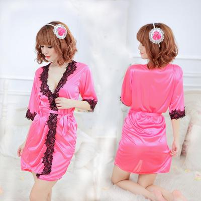 Ladies Sexy Night Dress Lace Women Sleepwear Sleeveless Nighties V-neck Nightdress Lace Up Sexy Loose Nightgown Plus Size