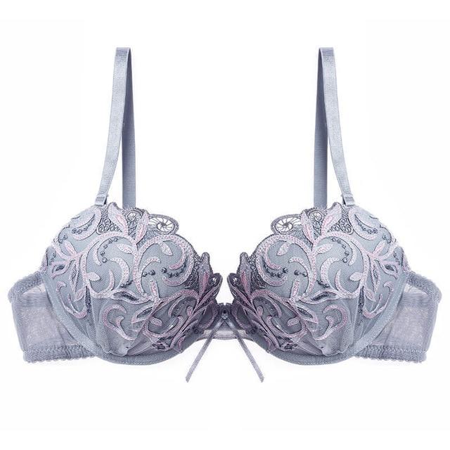 Lilymoda Women Sexy Hot Erotic Transparent Lingerie Ultrathin Bra Brief Set Lace Embroidery Seamless Panties Underwear Brassiere