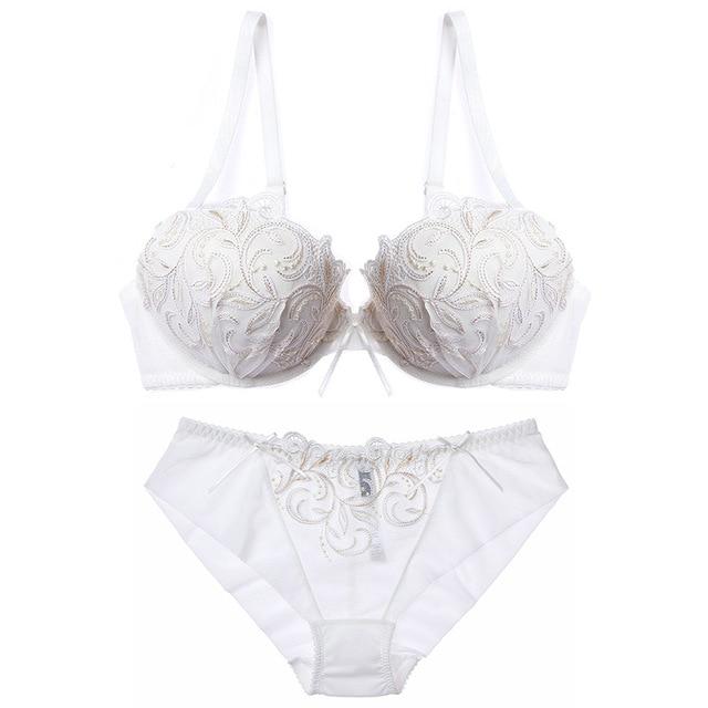 Lilymoda Women Sexy Hot Erotic Transparent Lingerie Ultrathin Bra Brief Set Lace Embroidery Seamless Panties Underwear Brassiere