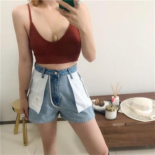 Cotton Bralette Sexy Backless Bra Girls Padded Crop Top 6 Colors Unlined Underwear Wireless Bras For Women Female Lingerie New