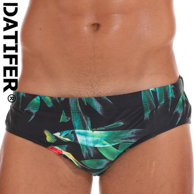 2019 Swimming Briefs Men's Swimwear Low Sexy Swimwear Boxers Men's Swim Brief Solid Swim Brief Beachwear Men Swimsuit
