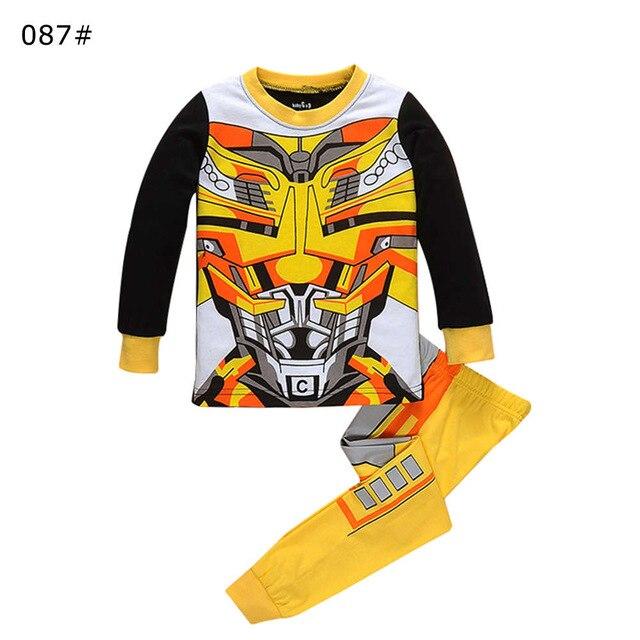 marvel kids clothing set 2-7 yrs boy iron man pyjama fille enfant children captain america vetement pijama menino boys sleepwear