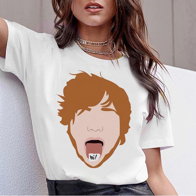 ed sheeran t shirt t-shirt tshirt female tee shirt new women top hip hop Fashion Streetwear ulzzang femme harajuku Short Sleeve
