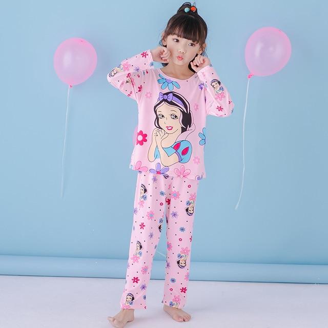 Children Pajamas Autumn Winter Long Sleeve Cartoon Kids Catamite Girl sleepwear Suit Lovely Children's Pyjamas Boy Home Clothes