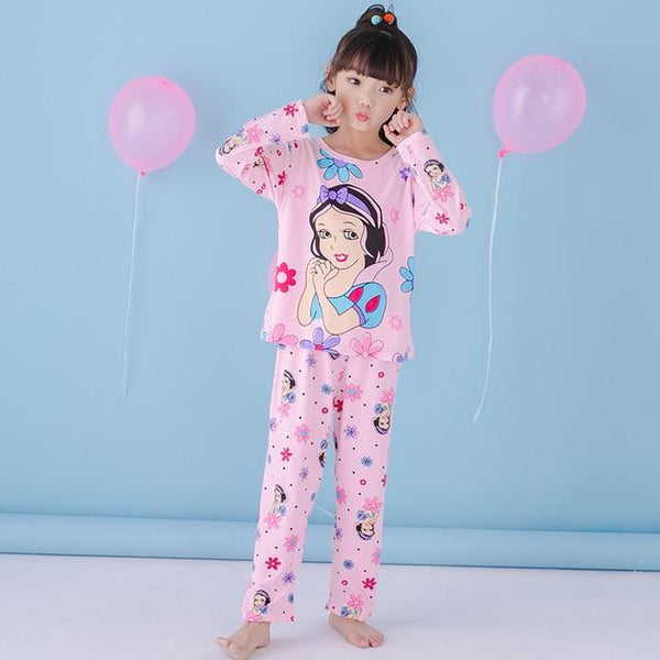 Children Pajamas Autumn Winter Long Sleeve Cartoon Kids Catamite Girl sleepwear Suit Lovely Children's Pyjamas Boy Home Clothes