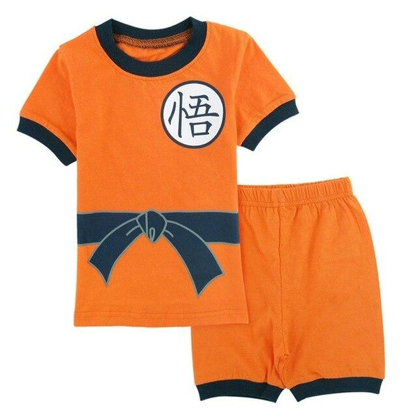 Kids Boys Dragon Ball Pyjamas Set Toddler Goku Vegeta cartoon  Pajamas Baby Nightwear Homewear Cotton Clothes