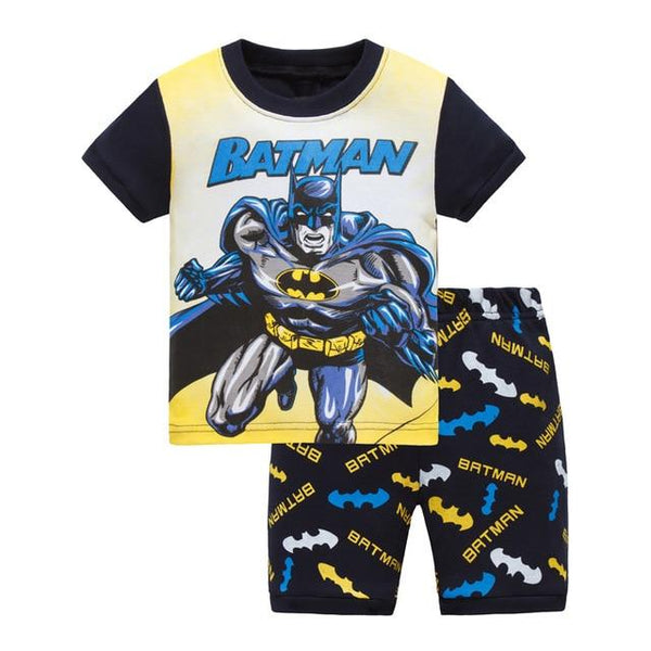 2019 Hot Summer Kids Pajamas Baby Boys Clothing Cartoon Costume Short Sleeve Pijamas children Sleepwear Pajamas Sets
