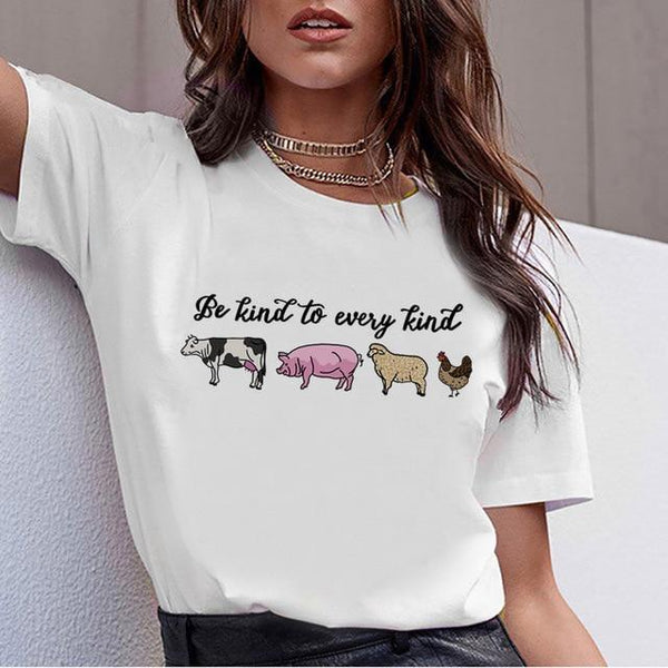 Cow t shirt print women female harajuku clothes tee korean ulzzang t-shirt 90s kawaii shirts femme tshirt Printed cartoon top