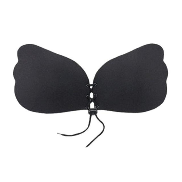Strapless Fly Bras for Women Push Up Wire Free Invisible Bra A B C D Cup Backless Adhesive Brassiere