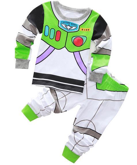 Retail Kids Cartoon pyjamas clothes sets Children New Long Sleeve Pajamas Baby Girl Boys Sleepwear Clothing Set for children