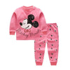 1 set lovely pajamas set for girls children's sleepwear set with long pants Kids clothing set in summer