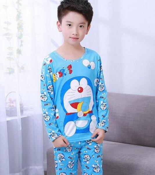 3-12 Years Children Pajama sets Cartoon kids Pyjamas Boys Girls Long Sleeve Pijamas For enfant child Cotton Clothes NS20