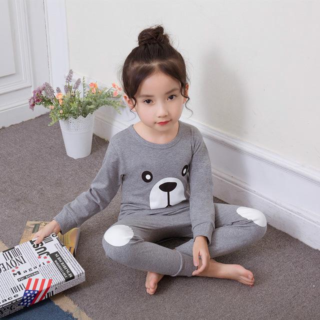 Autumn Children Clothes Kids Clothing Set Boys Pajamas Sets Totoro Unicorn Nightwear Cotton Pajamas Girls Sleepwear Baby Pyjamas