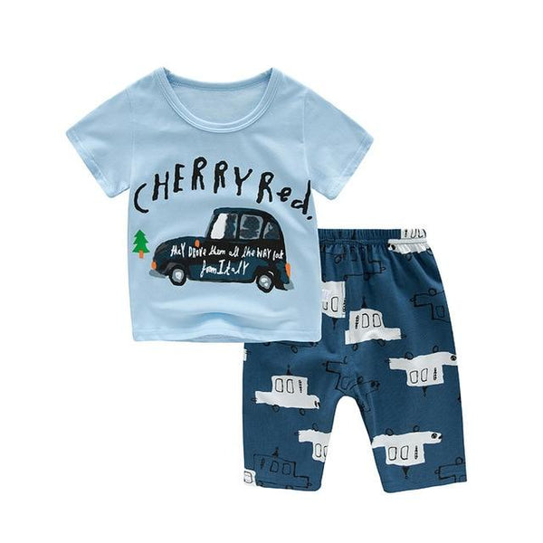 Buy3get5% Unicorn Pajamas For Girls Summer Children's Pajamas Sets Kids Short Sleeve Pyjamas Baby Boys Cotton Pijama Sleepwear