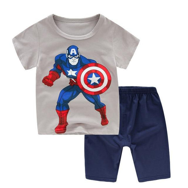 Buy3get5% Unicorn Pajamas For Girls Summer Children's Pajamas Sets Kids Short Sleeve Pyjamas Baby Boys Cotton Pijama Sleepwear