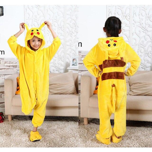 Children Winter Fleece Pajamas Sets Kids Cartoon Pajama Children Boys Girls Kids Pajamas Nightwear Costume Pajamas pijama Infant