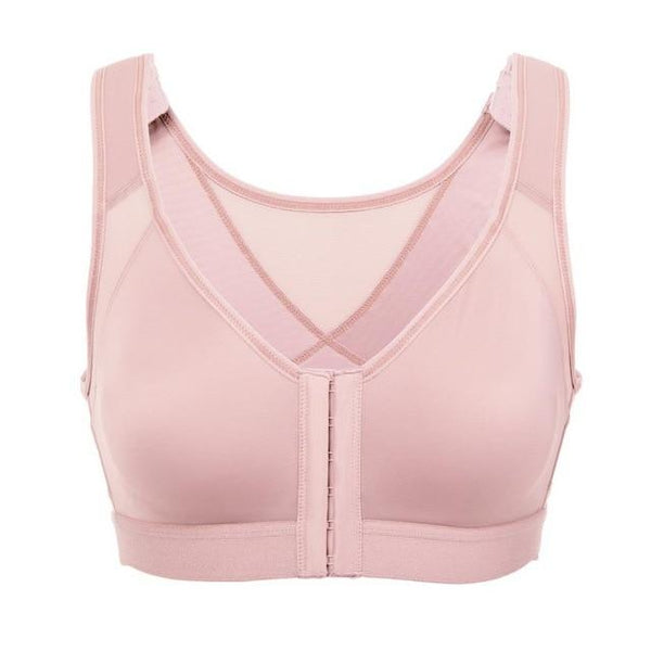 New Front Closure Back Support Posture Bra Black White Beige 34-40 B C D DD