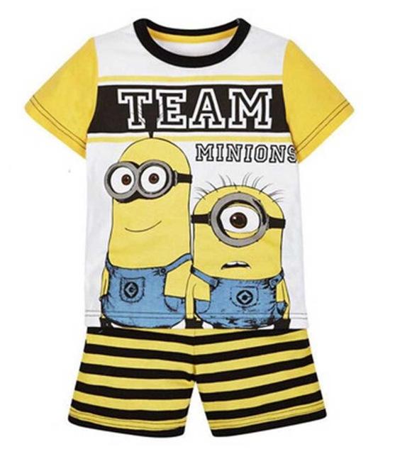 2017 Summer Pajamas For Boys short sleeve Pajamas Pants Batman Tracksuit Spiderman Batman Pajamas Suits Sleepwear